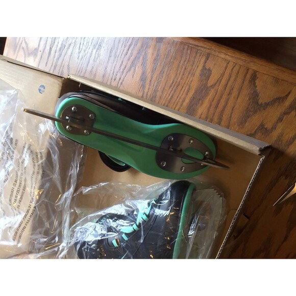 Lake Placid Everest Women's Ice Skate Black/Mint 7 - Picture 8 of 12